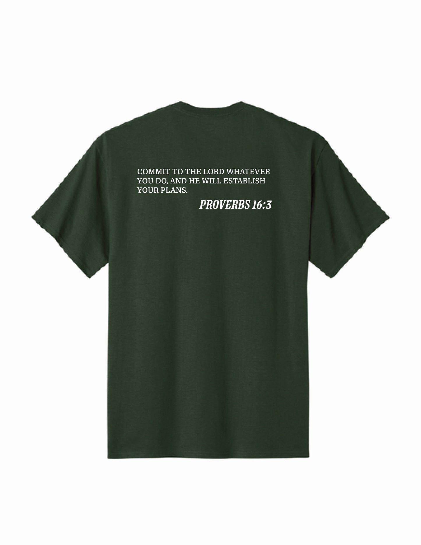 KML Chargers soccer tee dark green