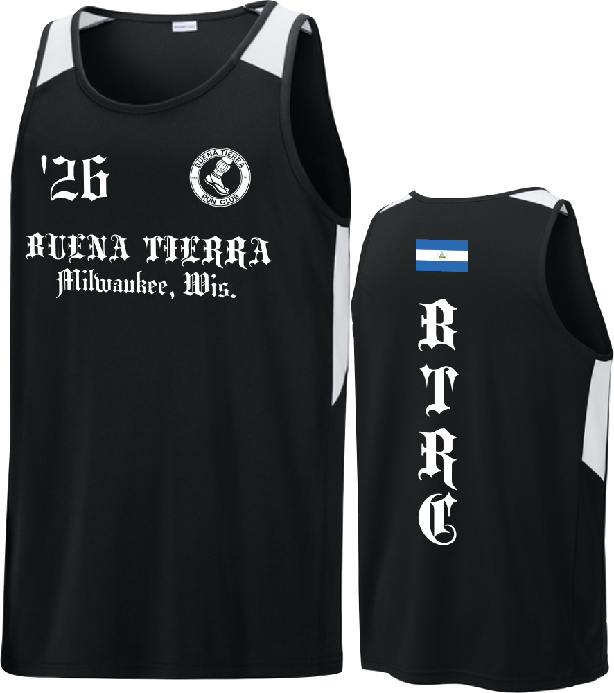 Buena Tierra Sport-Tek Club Tank - Black / Men's / NICARAGUA