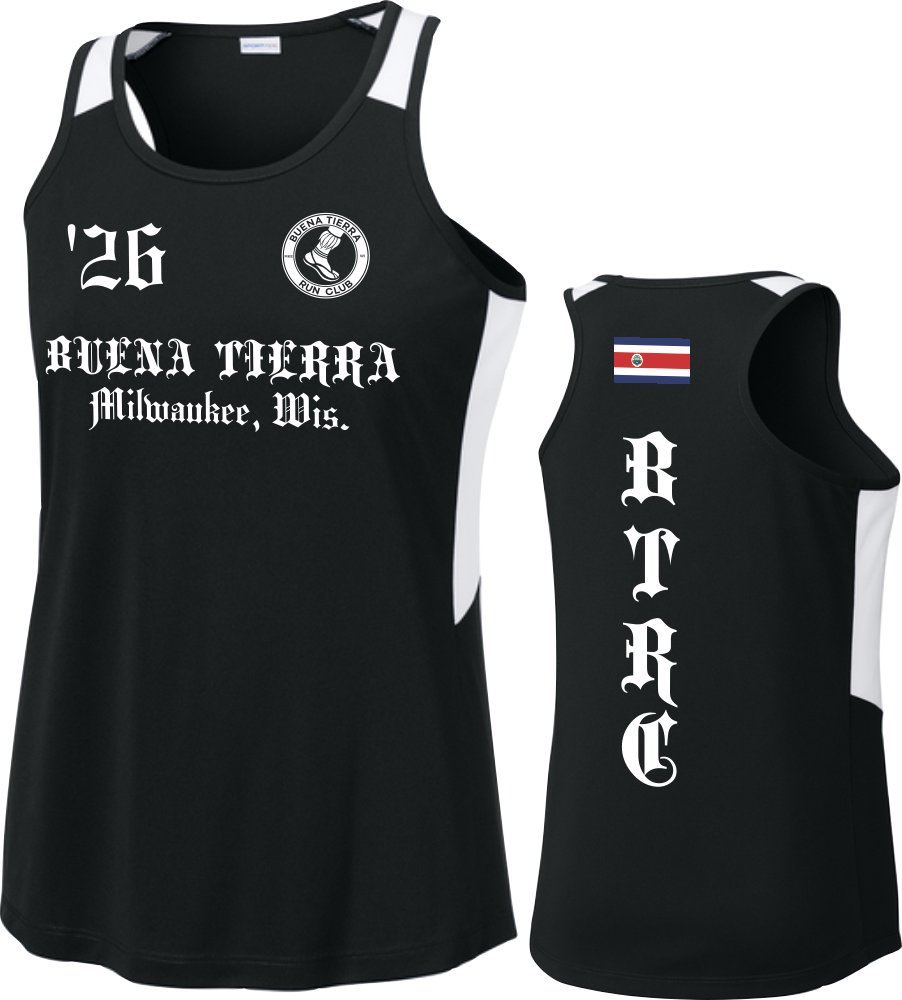 Buena Tierra Sport-Tek Club Tank - Black / Women's / COSTA RICA