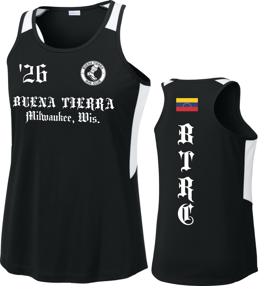 Buena Tierra Sport-Tek Club Tank - Black / Women's / VENEZUELA