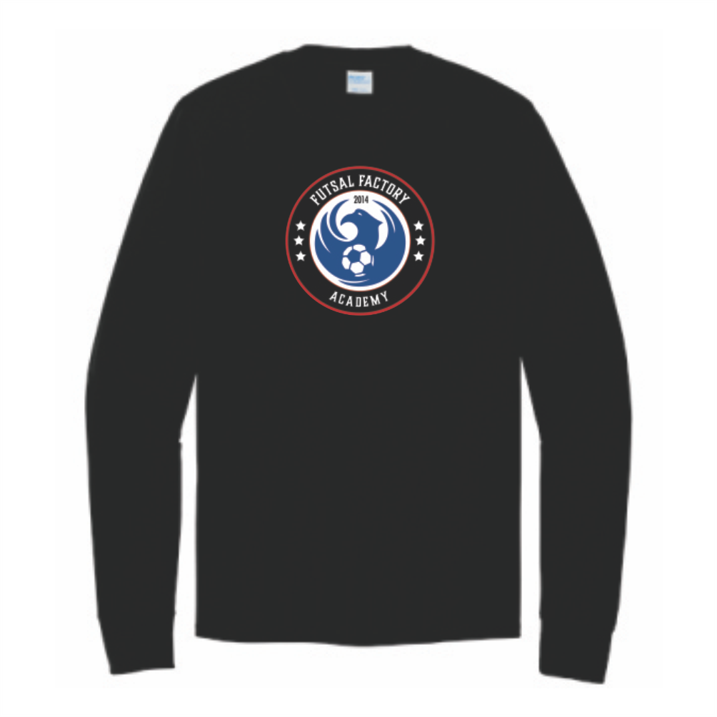 FFA Long Sleeve Core Cotton Logo Tee - Black