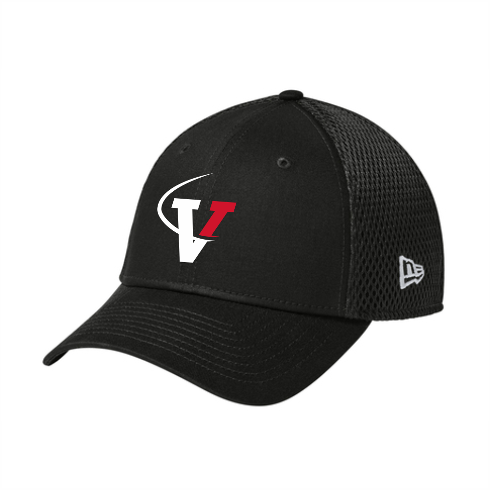 New Era Stretch Mesh Cap - Flag Black/Black