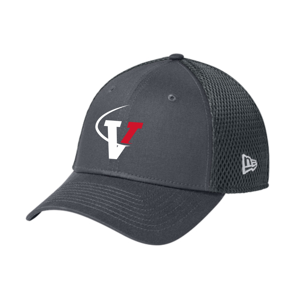 New Era Stretch Mesh Cap - Flag Charcoal/Charcoal
