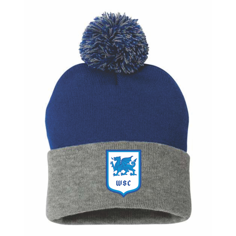 WSC Pom-Pom- Cuffed Beanie - SP15