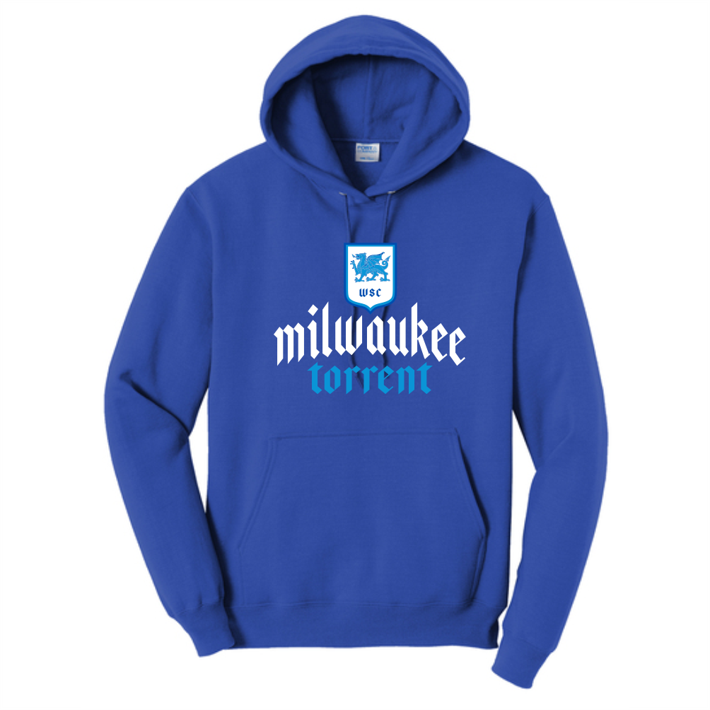 WSC Core Fleece Pullover Hooded Sweatshirt - Royal