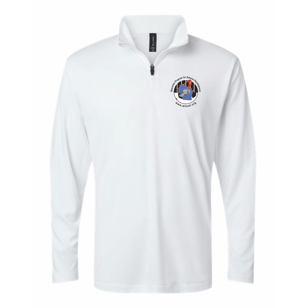 WisRef Allpro Pro-Lock Performance 1/4 Zip Pullover - White