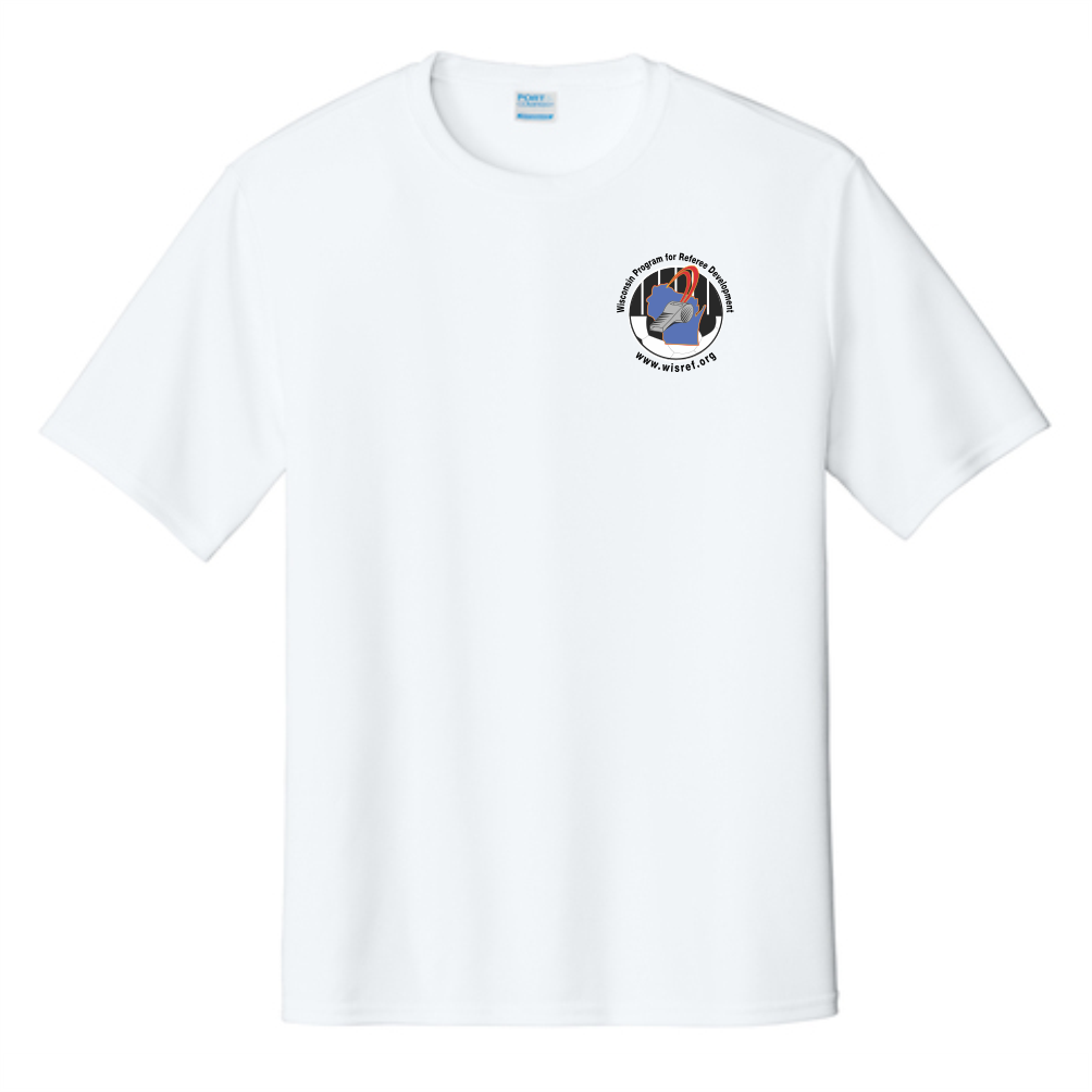 WisRef Port & Co Performance Tee - White