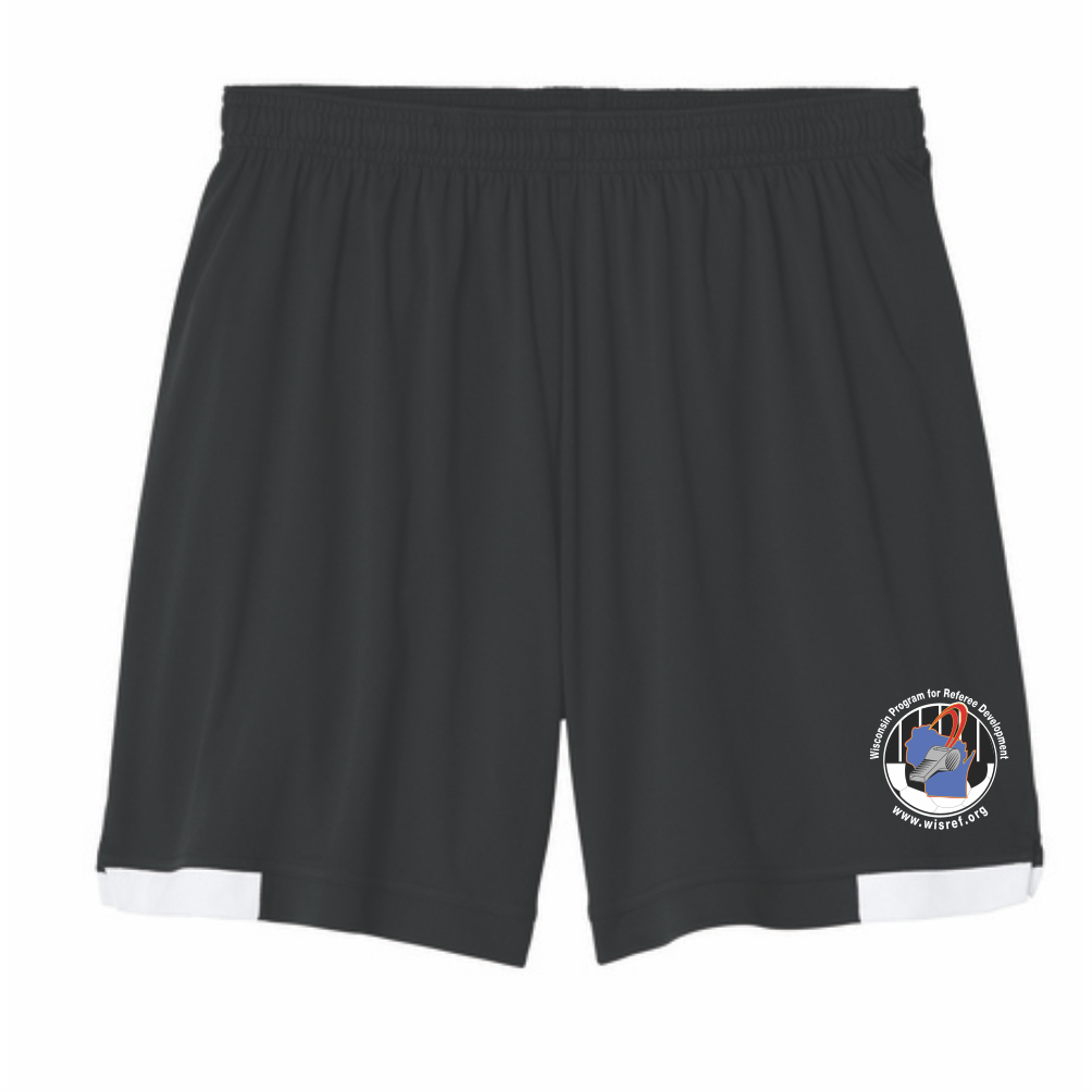 WisRef Sport-Tek Club 7" Short - Black
