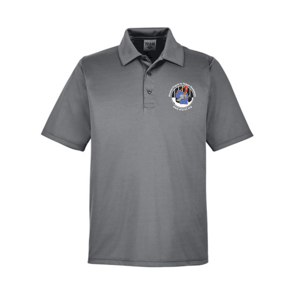 WisRef Team365 Zone Performance Polo - Sport Graphite