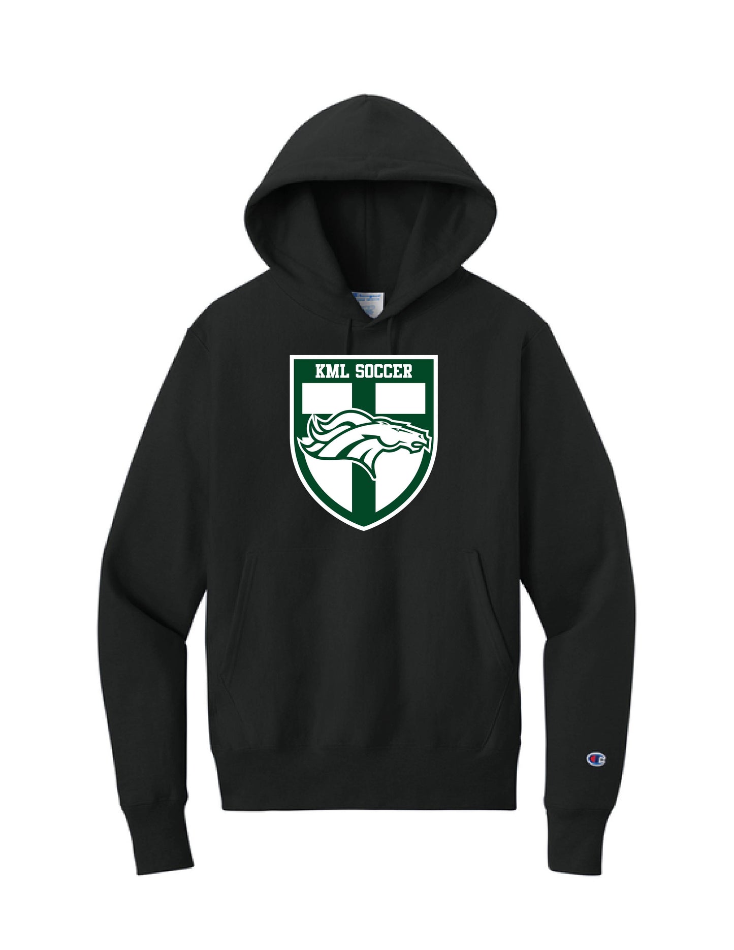KML shield hooded sweatshirt black