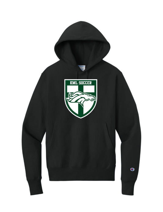 KML shield hooded sweatshirt black