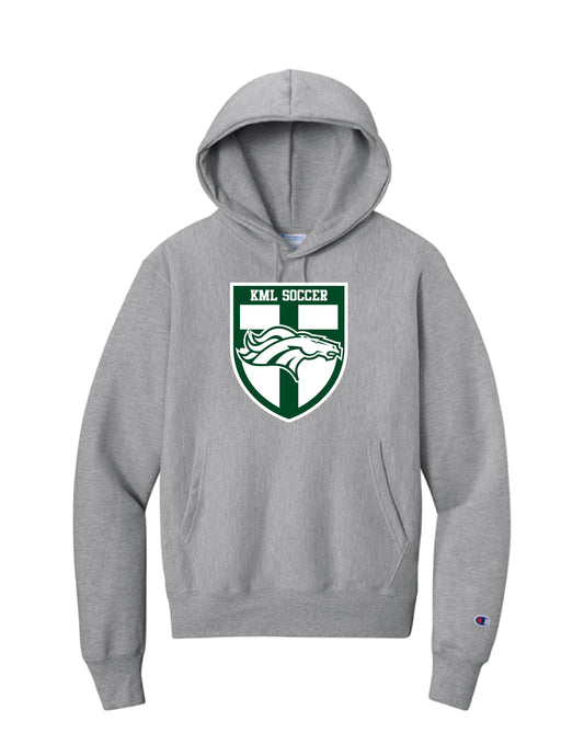 KML shield hooded sweatshirt oxford