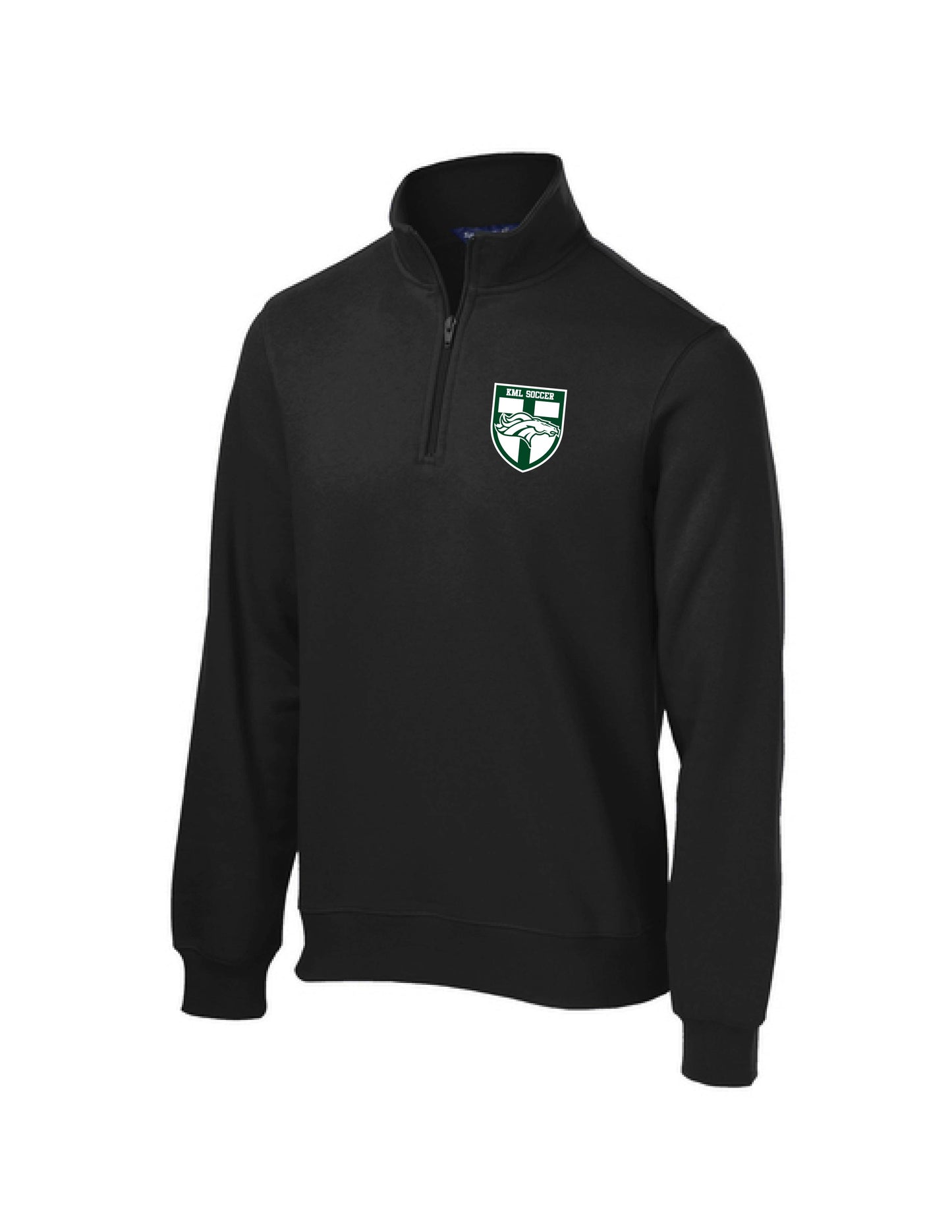 KML quarter-zip black