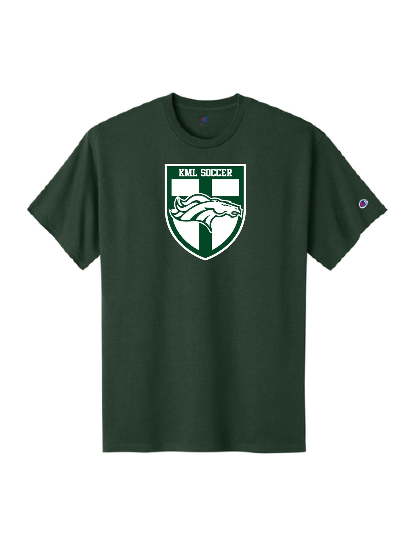 KML shield tee dark green
