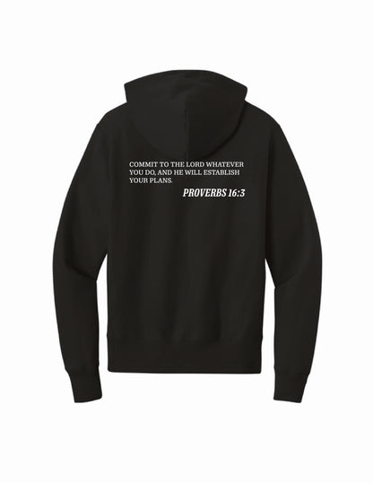 KML Chargers soccer hooded sweatshirt black