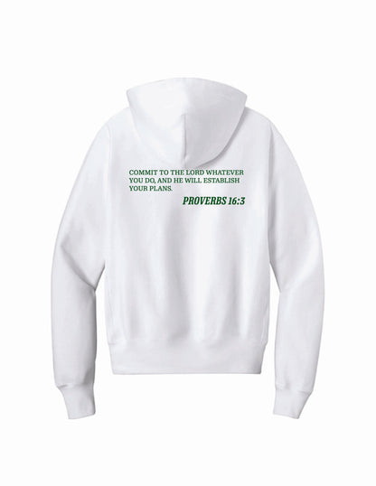 KML Chargers soccer hooded sweatshirt white