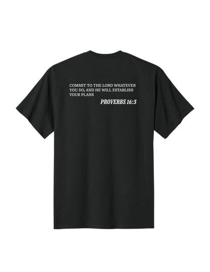 KML Chargers soccer tee black