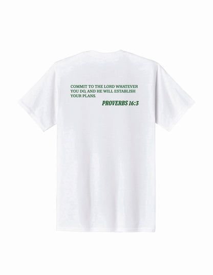 KML Chargers soccer tee white