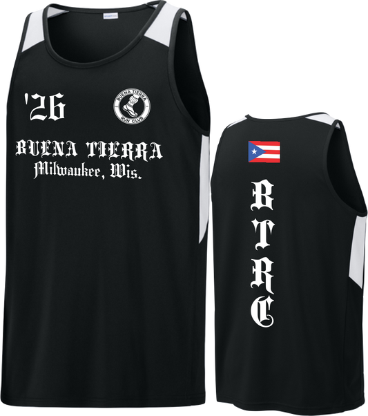Buena Tierra Sport-Tek Club Tank - Black / Men's / PUERTO RICO