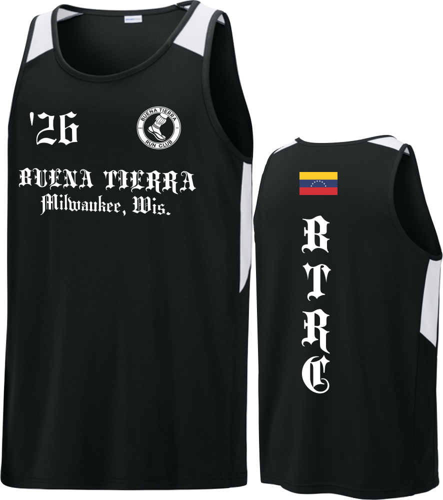 Buena Tierra Sport-Tek Club Tank - Black / Men's / VENEZUELA