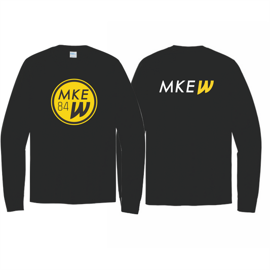 MKE Wave Gildan Heavy Cotton LS T-Shirt - Black