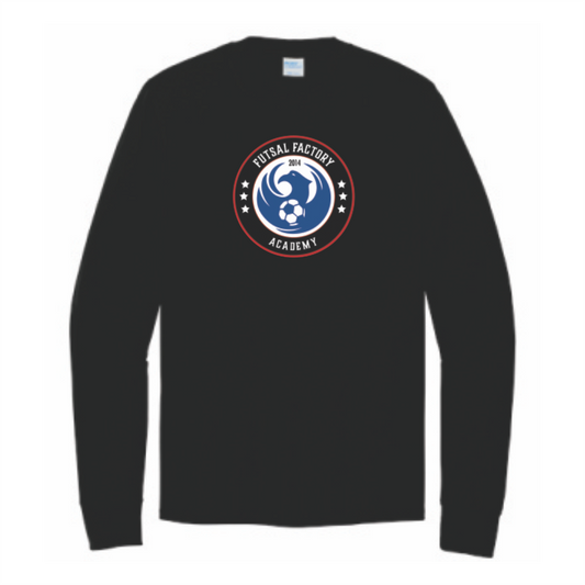 FFA Long Sleeve Core Cotton Logo Tee - Black