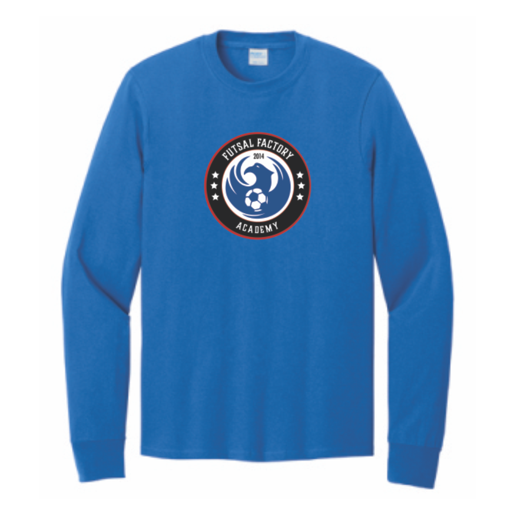 FFA Long Sleeve Core Cotton Logo Tee - Royal