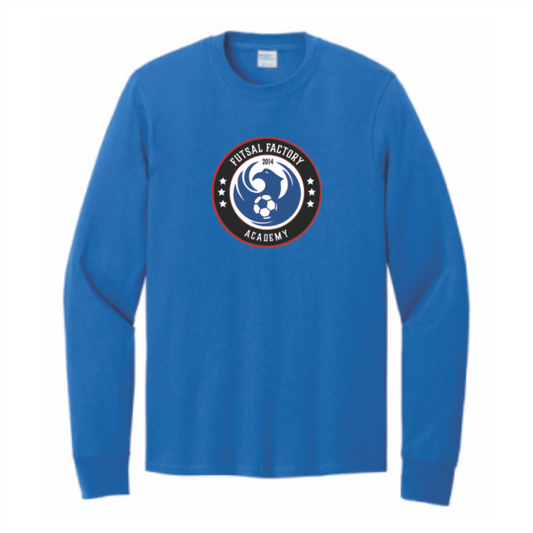 FFA Long Sleeve Core Cotton Logo Tee - Royal