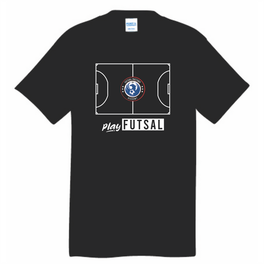 FFA Core Cotton FUTSAL COURT Tee - Black