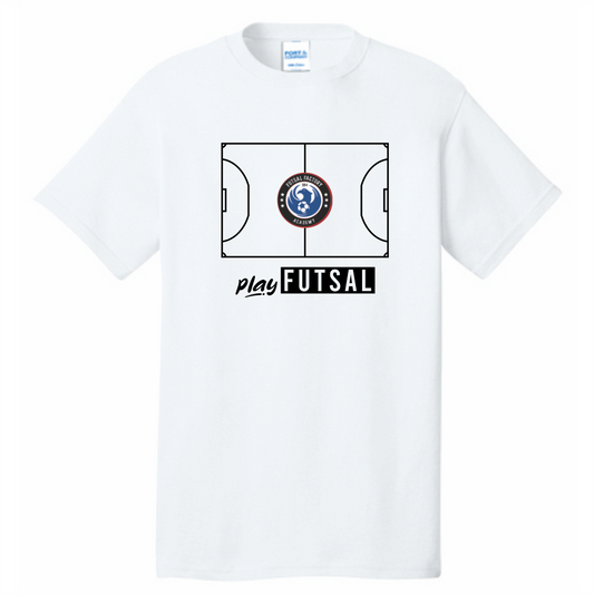 FFA Core Cotton FUTSAL COURT Tee - White