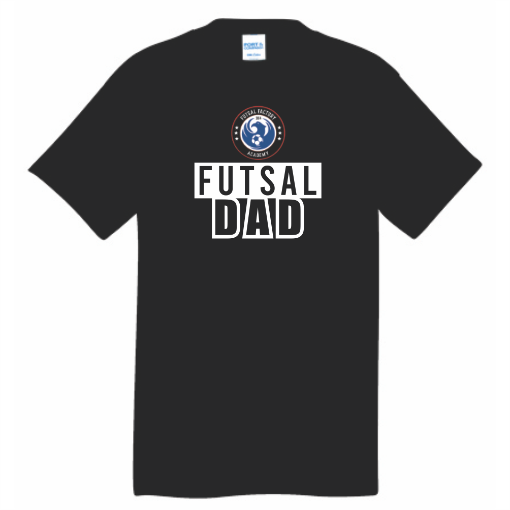 FFA Core Cotton FUTSAL DAD Tee - Black