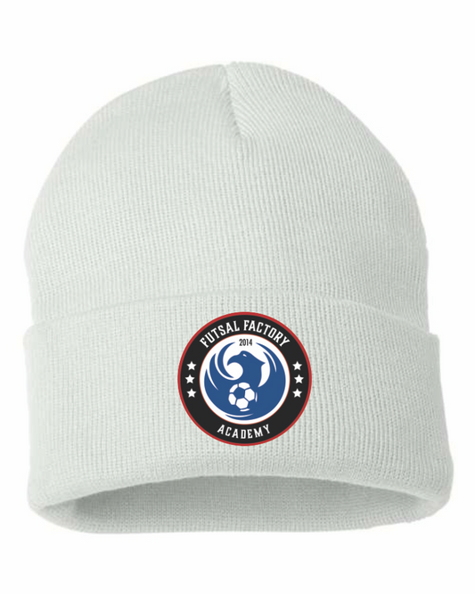 FFA 12" Solid Cuffed Beanie - White