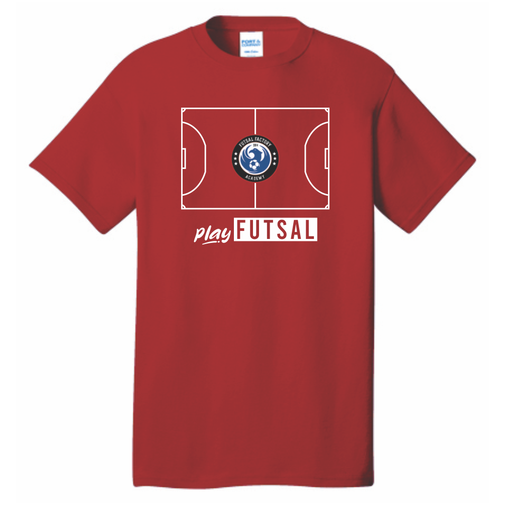 FFA Core Cotton FUTSAL COURT Tee - Red