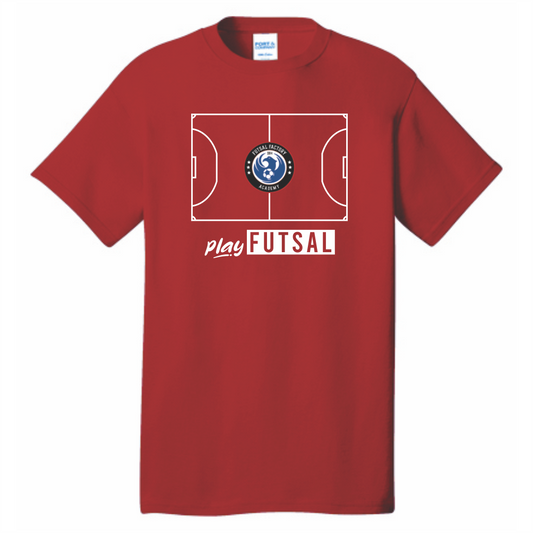 FFA Core Cotton FUTSAL COURT Tee - Red