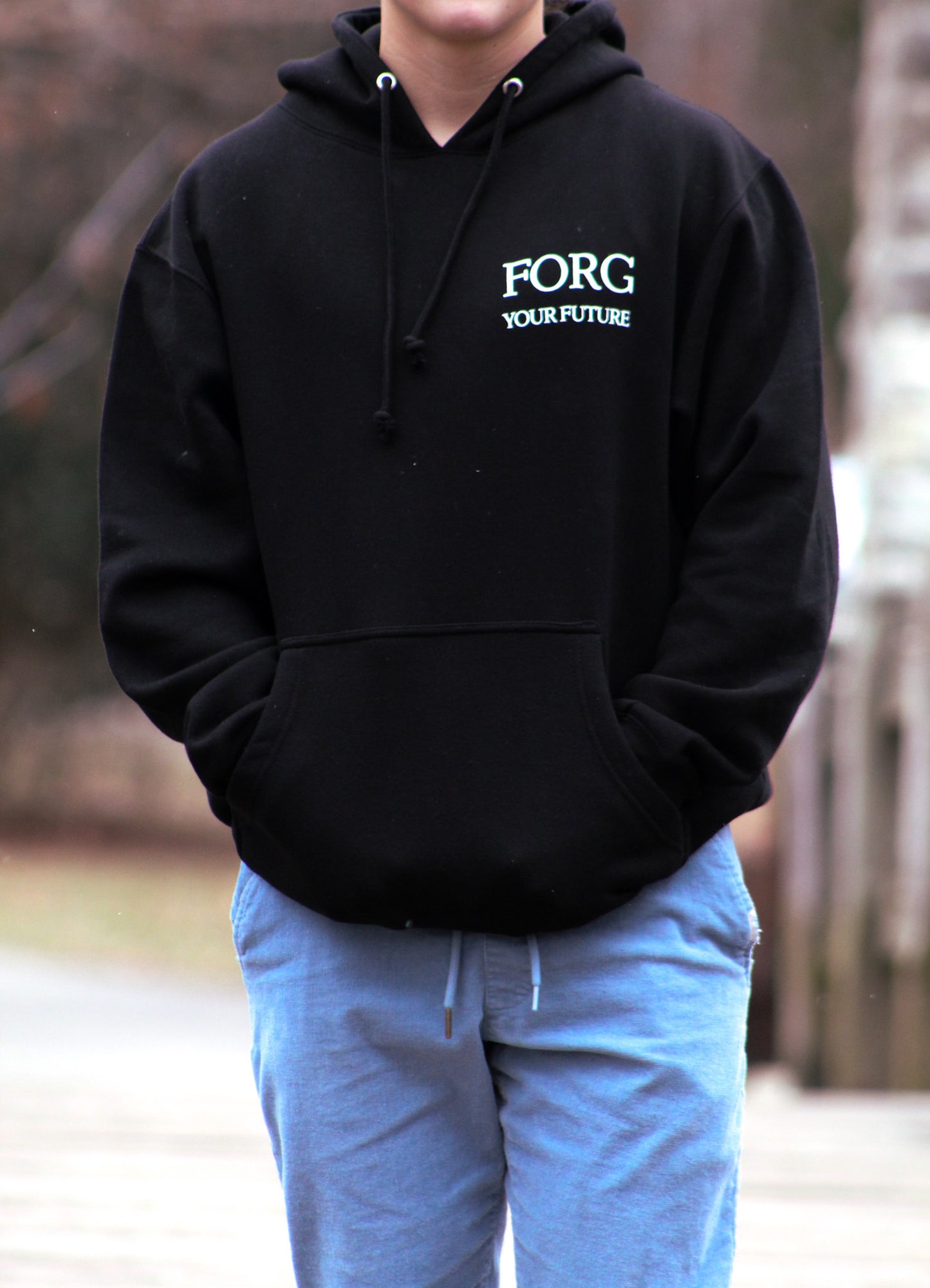 Focus, Optimism, Resilience, Growth Heavy Weight Hoodie