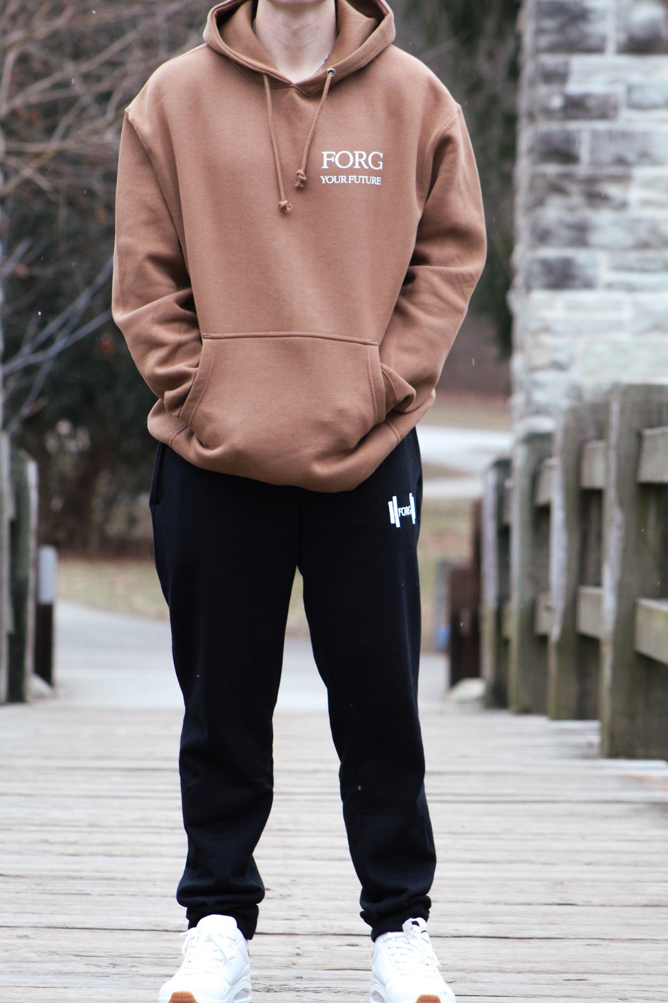 Focus, Optimism, Resilience, Growth Heavy Weight Hoodie
