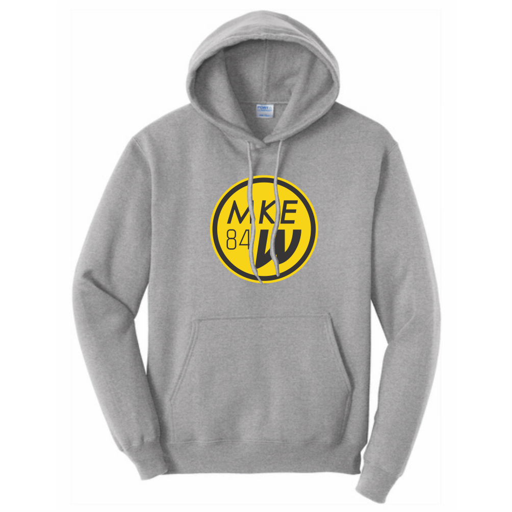 MKE Wave Gildan Heavy Blend Hooded Sweatshirt - Sport Grey