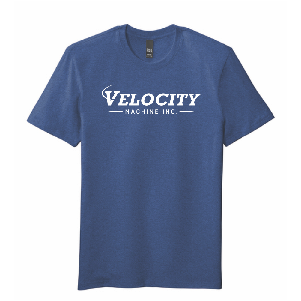 District Flex Tee - Heather Deep Royal