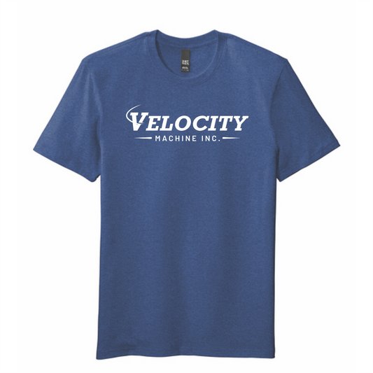 District Flex Tee - Heather Deep Royal