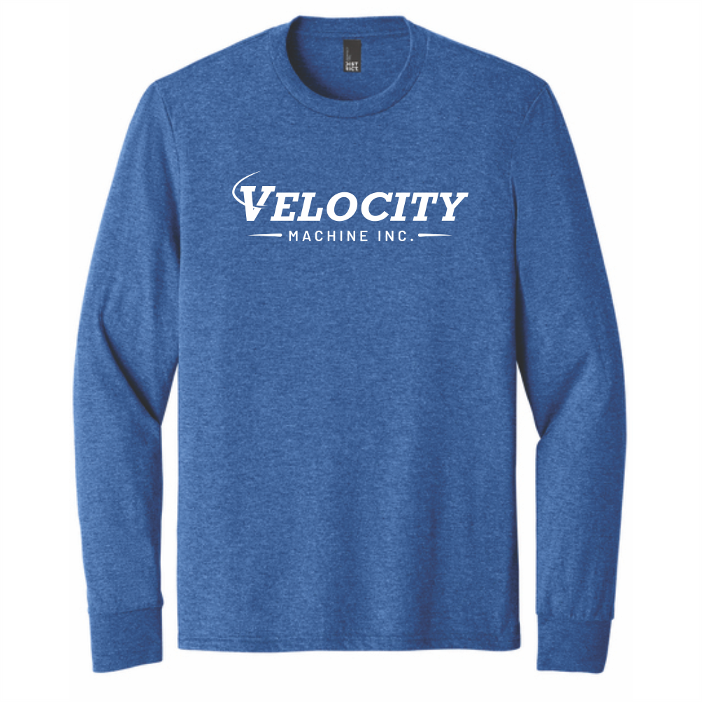 District Perfect Tri Long Sleeve - Royal Frost