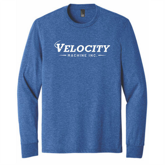 District Perfect Tri Long Sleeve - Royal Frost