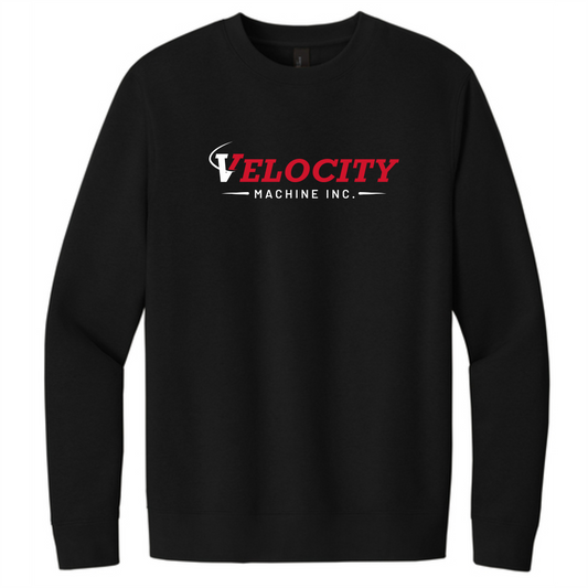 District V.I.T. Fleece Crew - Black