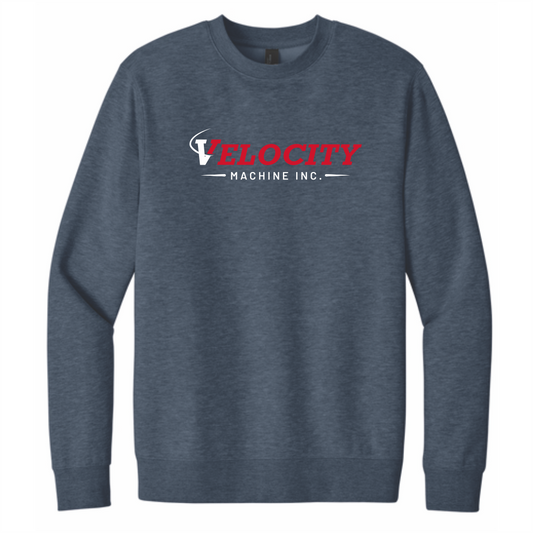 District V.I.T. Fleece Crew - Heathered Navy