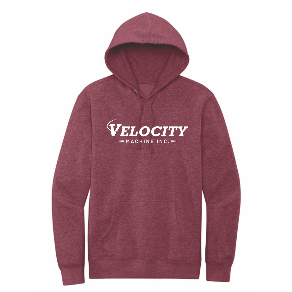 District V.I.T. Fleece Hoodie - Heathered Cardinal