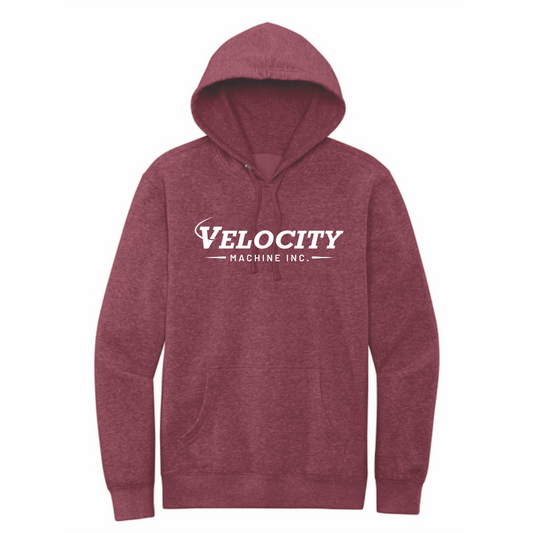 District V.I.T. Fleece Hoodie - Heathered Cardinal