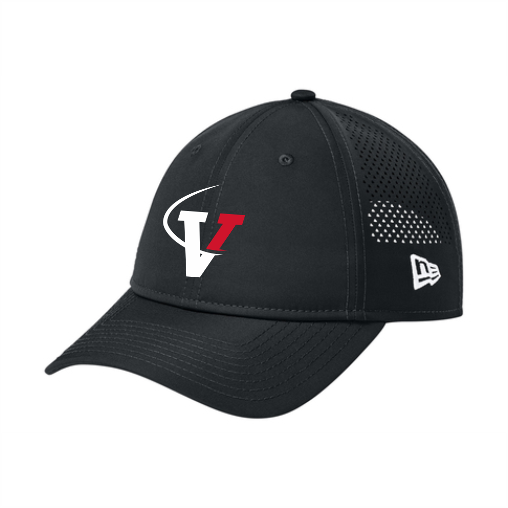 New Era Perforated Performance Cap -  Flag Black
