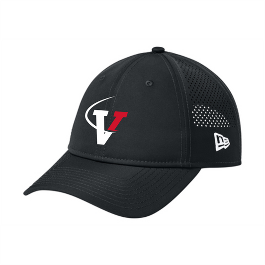New Era Perforated Performance Cap -  Flag Black