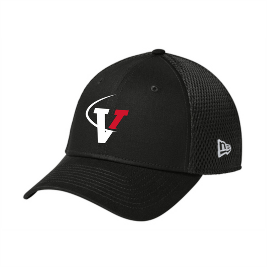 New Era Stretch Mesh Cap - Flag Black/Black
