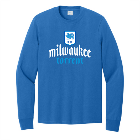 WSC Long Sleeve Core Cotton Tee - Royal