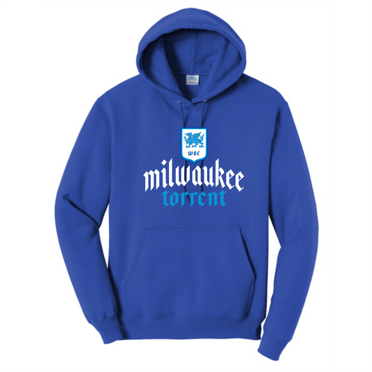 WSC Core Fleece Pullover Hooded Sweatshirt - Royal